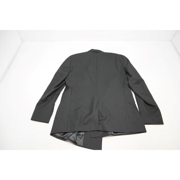 TopMan Suit Jacket Double Breasted Black Slim Fit Mens Size 44 R - Picture 5 of 11
